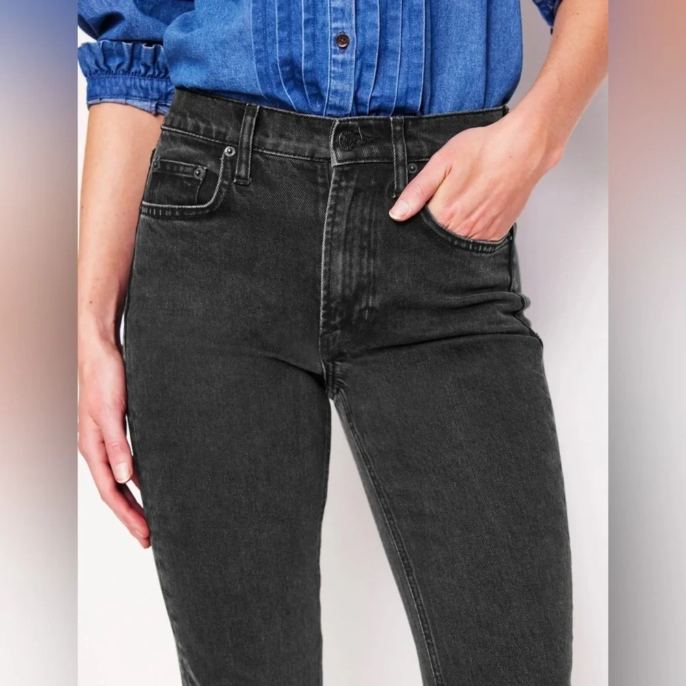 Boden girlfriend jeans washed black sz 30 - Picture 5 of 12